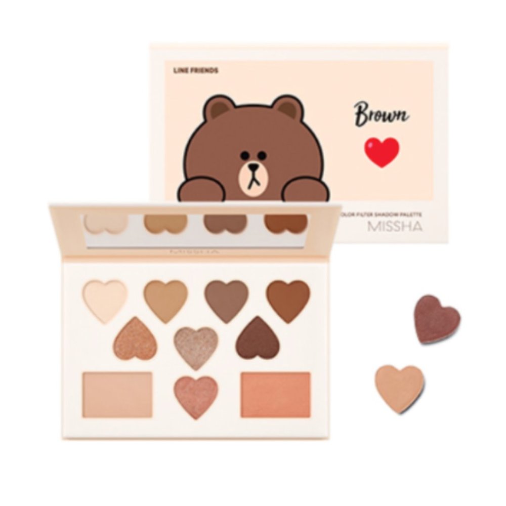MISSHA Line Friends-Color Filter Eyeshadow(Brown)